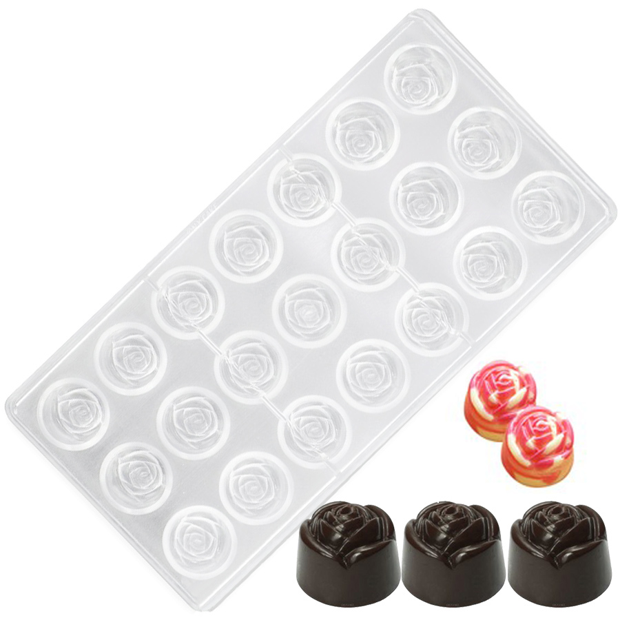 21 فتحة على شكل وردة شفافة من  - مراجعة Kitchen Accessories For Baking وسعره