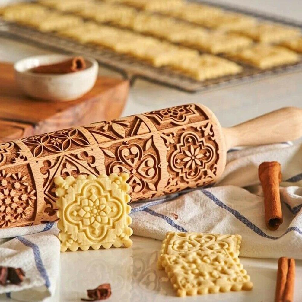 1 قطعة خشبية عباد الشمس تنقش ش - مراجعة Kitchen Roll Baking وسعره