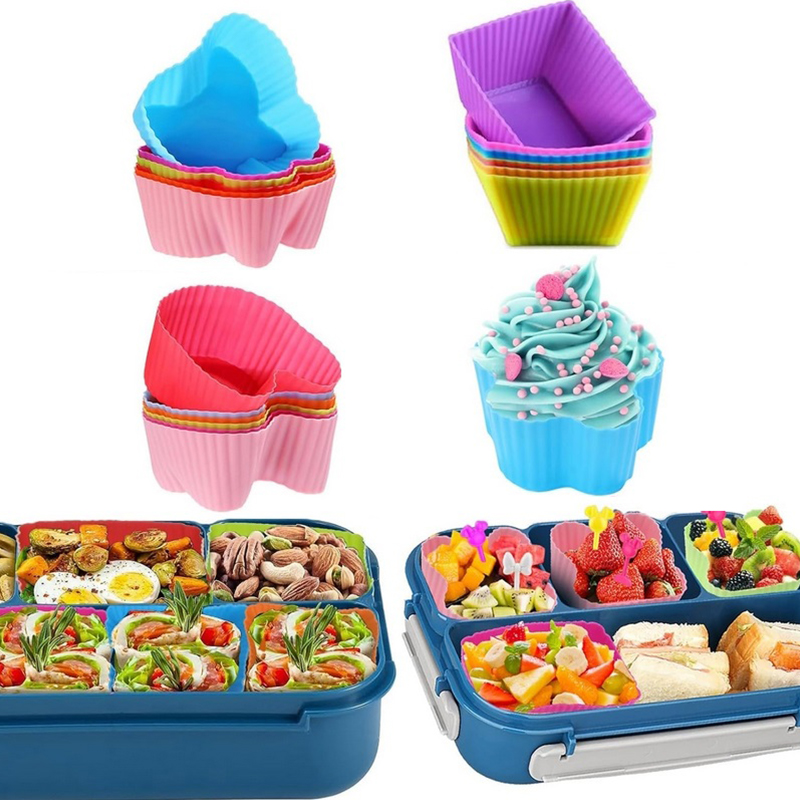 8 قطع من فواصل علب الغداء السي - مراجعة Kitchen Accessories For Baking وسعره