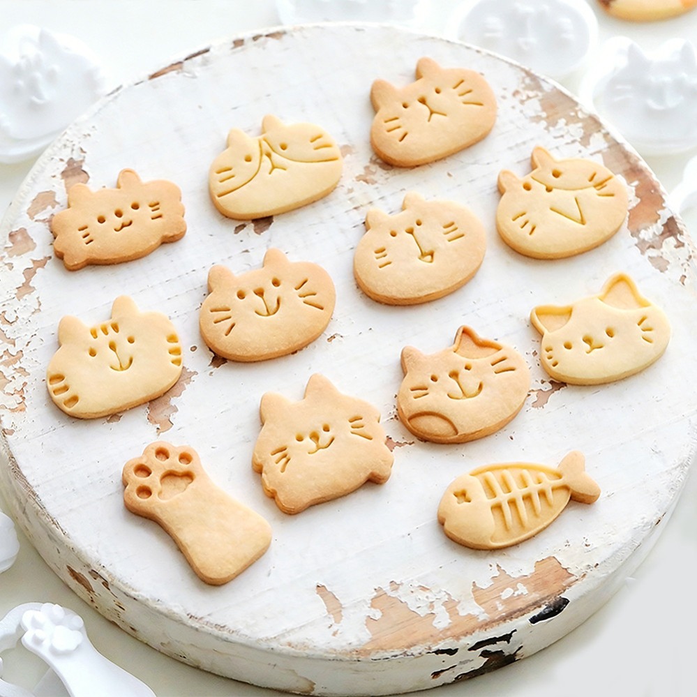 قوالب تقطيع الكوكيز على شكل قط - مراجعة Kitchen Accessories For Baking وسعره