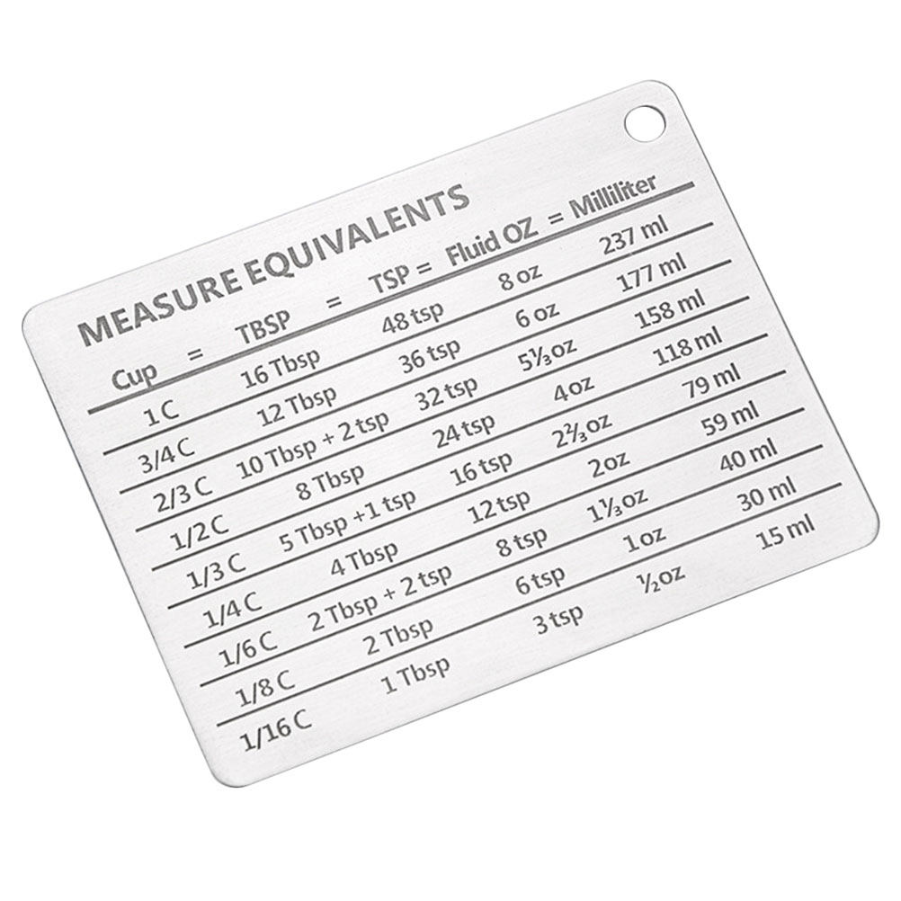 مغناطيس مقياس خبز من الفولاذ ا - مراجعة Kitchen Baking Conversion Chart وسعره